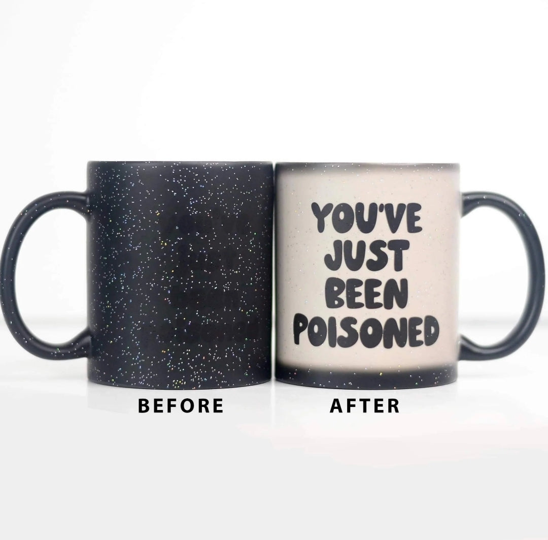 Secret Message Glitter Mug