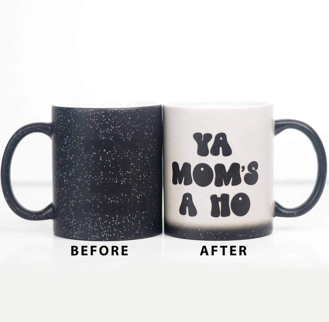 Secret Message Glitter Mug